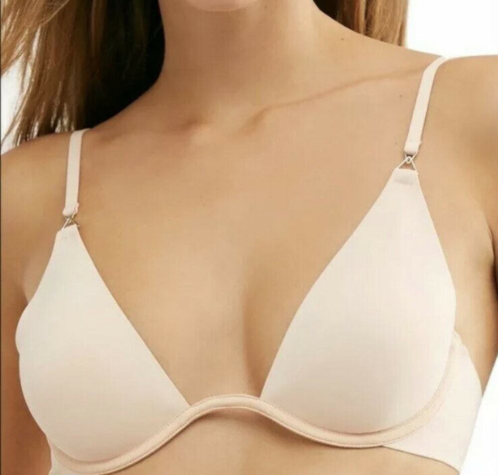 Free People Intimately Bra 32B Ari Underwire Stretch Convertible Moon Cake Pink